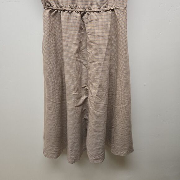 Jody T of California 1970s vintage Modest Dress School girl prairie Sz Med/Large - Picture 8 of 12